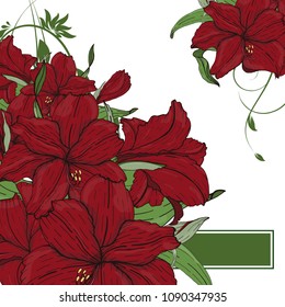 Abstract vector hand drawing flower background. Flower invitation, save the date card template, abstract elegant pattern vector design editable. Floral design