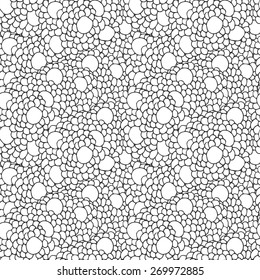 Abstract vector hand drawn doodle seamless pattern