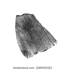 Abstract vector hand drawn shape. Black ink on white background.