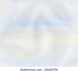 Abstract vector hand drawn watercolor background. Colourful template.