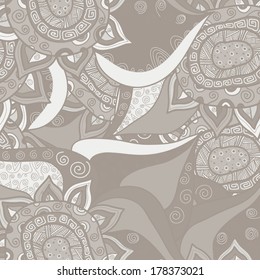 Abstract vector hand-drawn background.