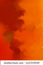 Abstract vector hand-drawn watercolor background. Colourful template A4. There is blank place for your text. Vector illustration for wedding, birthday, greetings cards, web, print, scrapbooking.