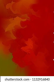 Abstract vector hand-drawn watercolor background. Colourful template A4. There is blank place for your text. Vector illustration for wedding, birthday, greetings cards, web, print, scrapbooking.