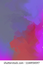 Abstract vector hand-drawn watercolor background. Colourful template A4. There is blank place for your text. Vector illustration for wedding, birthday, greetings cards, web, print, scrapbooking.