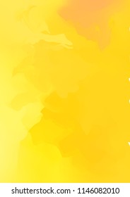 Abstract vector hand-drawn watercolor background. Colourful template A4. There is blank place for your text. Vector illustration for wedding, birthday, greetings cards, web, print, scrapbooking.