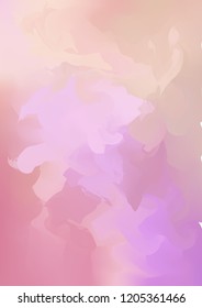 Abstract vector hand-drawn watercolor background. Colourful template A4. There is blank place for your text. Vector illustration for wedding, birthday, greetings cards, web, print, scrapbooking.