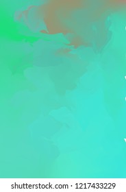 Abstract vector hand-drawn watercolor background. Colourful template A4. There is blank place for your text. Vector illustration for wedding, birthday, greetings cards, web, print, scrapbooking.