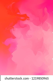 Abstract vector hand-drawn watercolor background. Colourful template A4. There is blank place for your text. Vector illustration for wedding, birthday, greetings cards, web, print, scrapbooking.