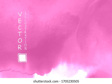 Abstract vector hand-drawn watercolor background. Color backdrop. There is blank place for your text.