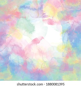 Abstract vector hand-drawn watercolor background. Colourful template. EPS 10.