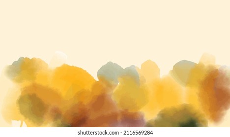 Abstract vector handdrawn watercolor background colourful template Premium Vector