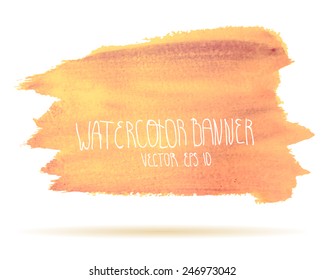 Abstract vector hand-drawn watercolor background. Eps 10
