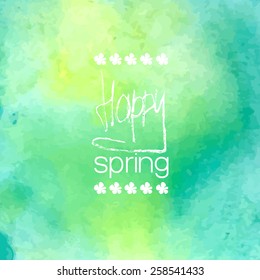 abstract vector hand-drawn watercolor background. colourful template. there is blank place for your text