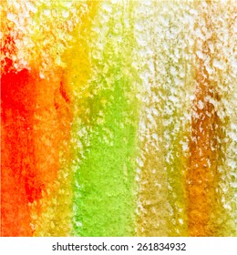 Abstract vector hand-drawn watercolor background. Colourful template. There is blank place for your text. EPS 10