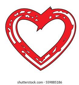 Abstract vector heart