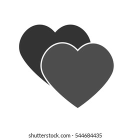 Abstract vector heart . Element for design. Vector illustration for Valentines Day. Love concept. Cute happy wallpaper. Good idea for your Wedding. Romantic Lovely Frame Design