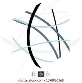 Abstract Vector Hexagon, Logo Graphics.