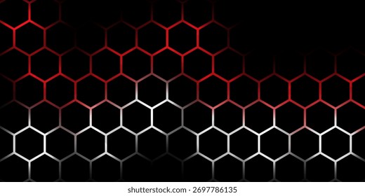 Abstrato Vetor Hexágono Forma Geométrica Tecnologia Retrowave Sci-Fi Textura Isolada no Fundo da Luz. Meio-Tom De Padrão Hexagonal Retrô Simples. Papel De Parede Tecnologia Hexágono Preto E Branco