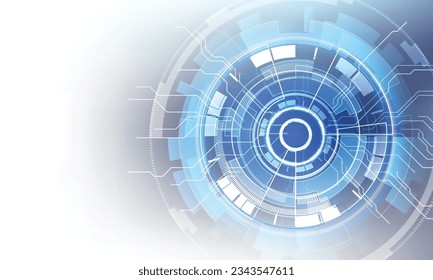 ilustración de fondo de tecnología de internet de alta velocidad de vector abstracto
