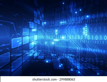 abstract vector hi speed internet technology background illustration