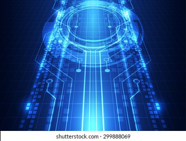abstract vector hi speed internet technology background illustration