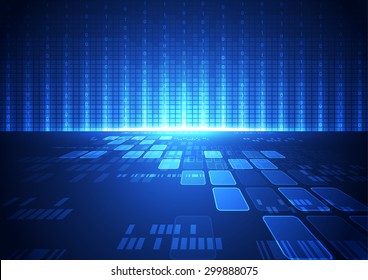 abstract vector hi speed internet technology background illustration