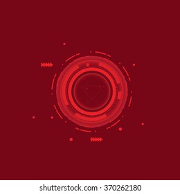abstract vector hi speed internet technology background illustration