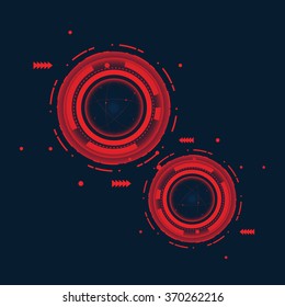 abstract vector hi speed internet technology background illustration