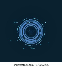 abstract vector hi speed internet technology background illustration