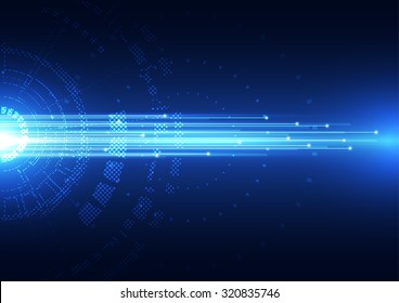 abstract vector hi speed technology internet background
