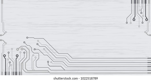 Abstract vector high tech circuit board background illustration. EPS10 pattern
