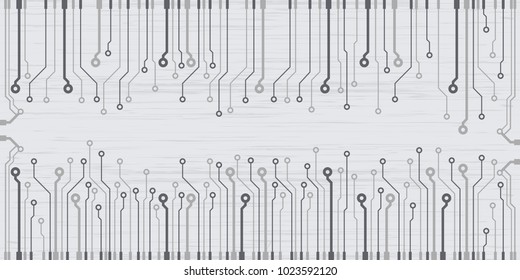 Abstract vector high tech circuit board background illustration.