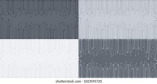 Abstract vector high tech circuit board background illustration