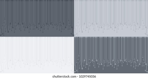 Abstract vector high tech circuit board background illustration. EPS10 pattern
