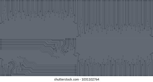 Abstract vector high tech circuit board background illustration. EPS10 pattern

