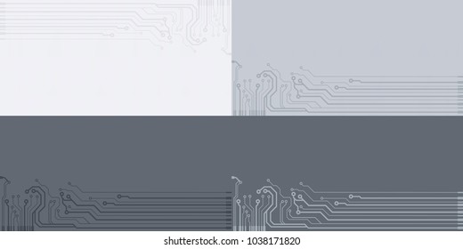 Abstract vector high tech circuit board background illustration. EPS10 pattern