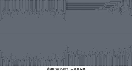 Abstract vector high tech circuit board background illustration. EPS10 pattern
