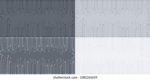 Abstract vector high tech circuit board background illustration. EPS10 pattern
