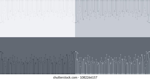 Abstract vector high tech circuit board background illustration. EPS10 pattern
