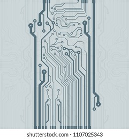 Abstract vector high tech circuit board background illustration. EPS10 pattern