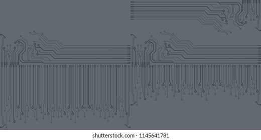 Abstract vector high tech circuit board background illustration. EPS10 pattern
