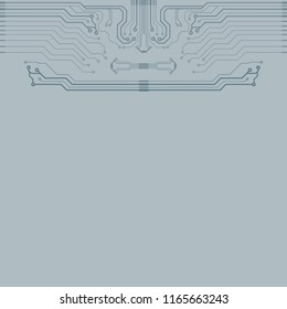 Abstract vector high tech circuit board background 