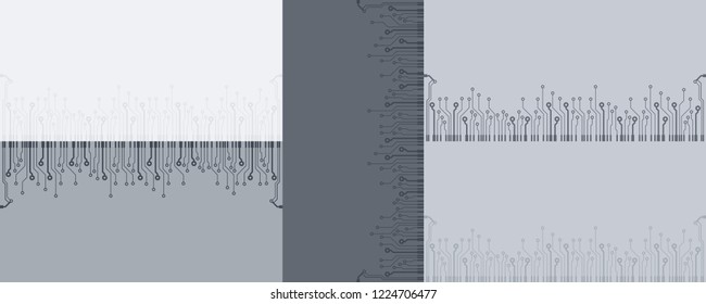 
Abstract vector high tech circuit board background illustration