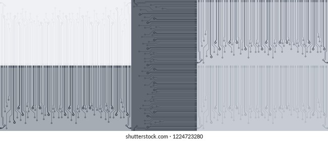 
Abstract vector high tech circuit board background illustration