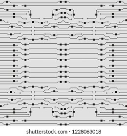 
Abstract vector high tech circuit board background illustration