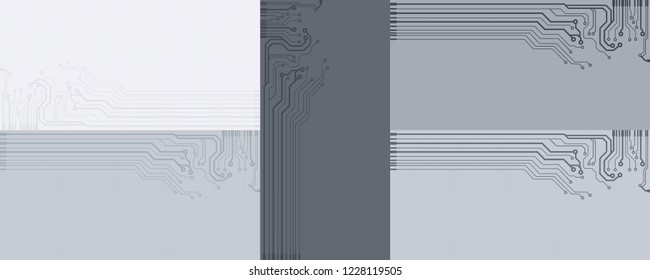 Abstract vector high tech circuit board background illustration. EPS10 pattern
