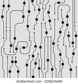 Abstract vector high tech circuit board background illustration