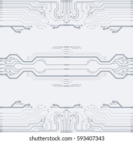Abstract vector high tech circuit board background illustration