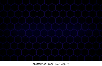 Abstract vector honeycombs textured background