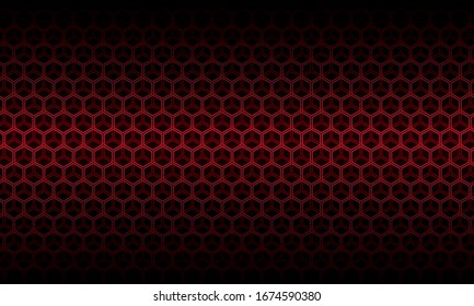 Abstract vector honeycombs textured background